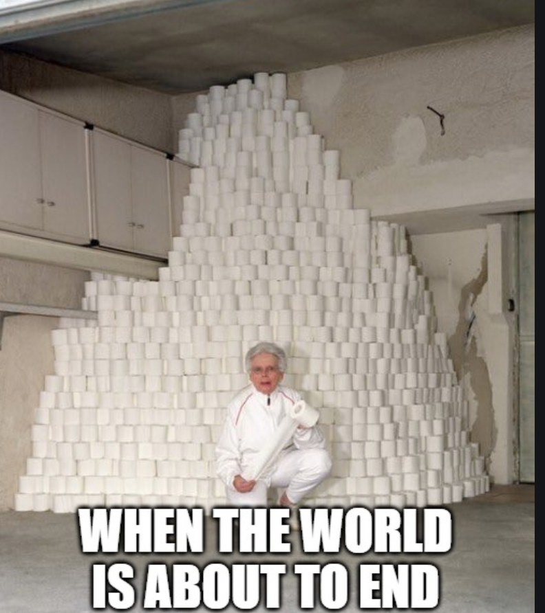 Toilet Paper Meme - When The World Is About To End - Freelancing Podcast